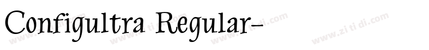 Configultra Regular字体转换